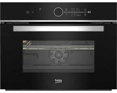 Beko BBCW13400X Kompaktbackofen mit Mikrowe. schwarz 45ch EEK:A