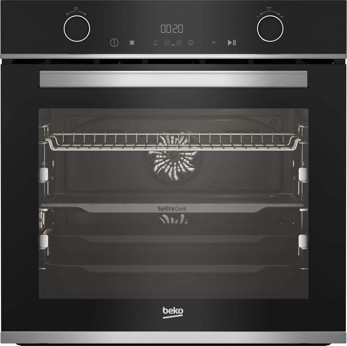 Beko BBVM13400XDS Einbau-Backofen schwarz EEK:A+