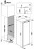 Bauknecht KSI 14VS2 Einbau-Kühlschrank Schlepptür 140cm EEK:E